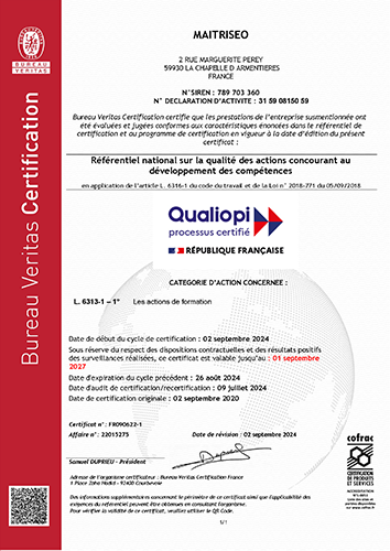 Certification Qualiopi
